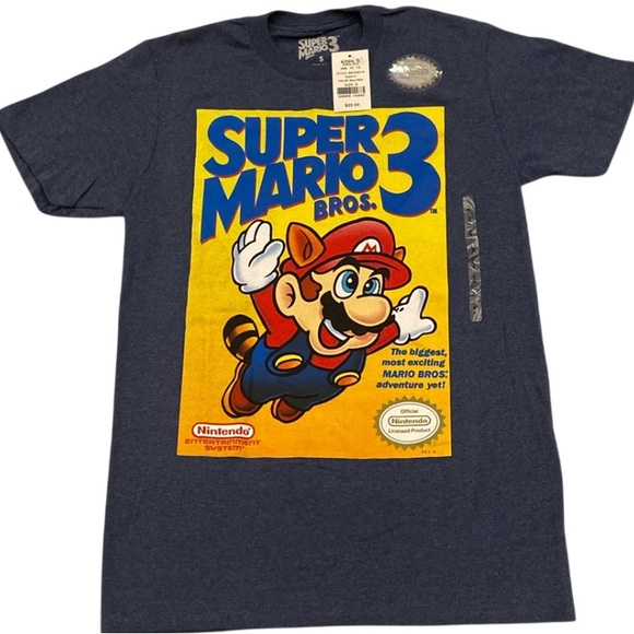 Super Mario Bros 3 Graphic T-Shirt - Picture 1 of 4